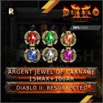 Argent jewel of Carnage 15max+100ar