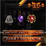 Ral Amethyst Jewel - Crafting Pack Caster Amulet