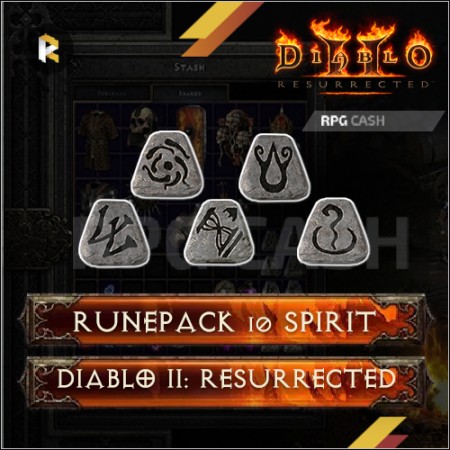 10x Runepack Spirit - Tal + Thul + Ort + Amn + Hel