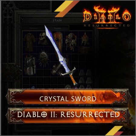 Buy Crystal Sword 2 6 Soc ETH Diablo II Resurrected D2R