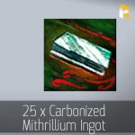 Carbonized Mithrillium Ingot х25