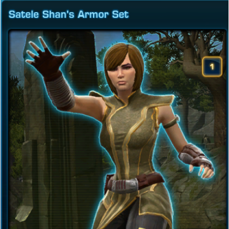 Satele Shan's Armor Set US