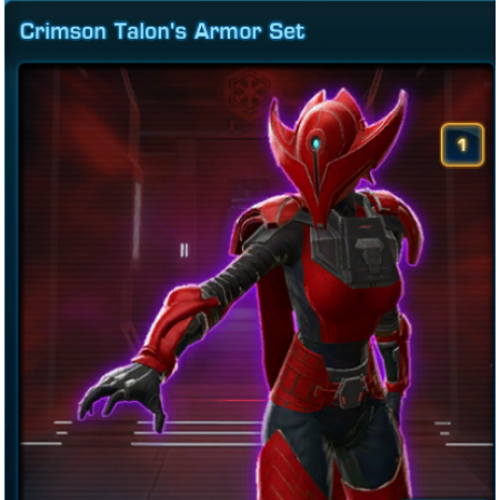 Crimson Talon's Armor Set US