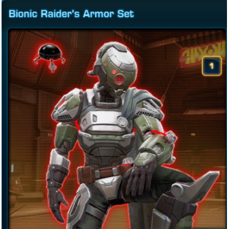 Bionic Raider's Armor Set US