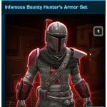 Infamous Bounty Hunter Armor set US