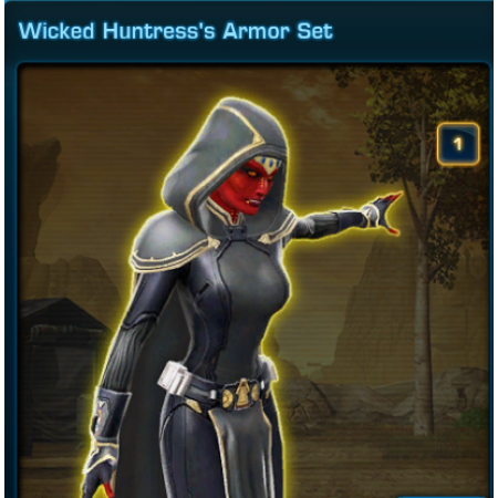 Wicked Huntress's Armor Set US
