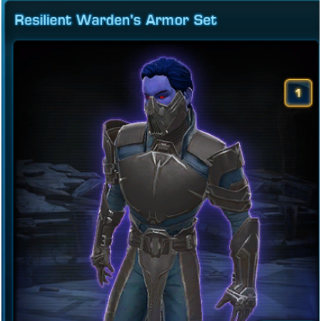 Resilient Warden's Armor Set US