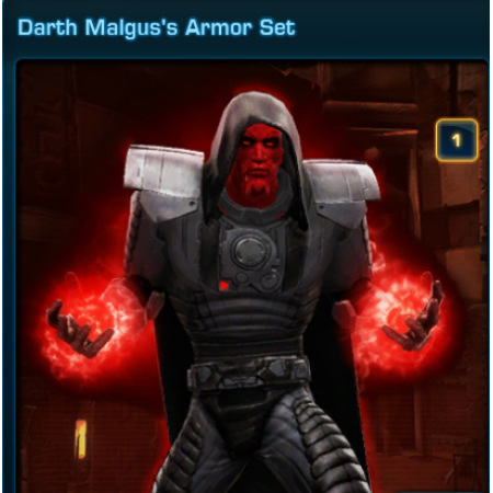 Darth Malgus's Armor Set