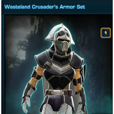 Wasteland Crusader's Armor Set