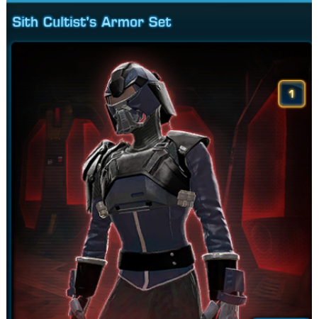 Sith Cultist Armor Set