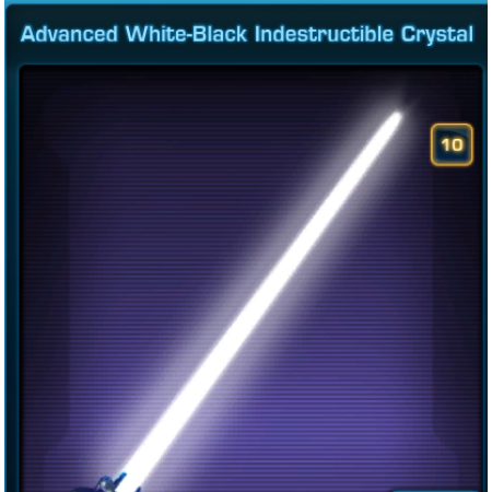 Advanced White-Black Indestructible Crystal EU
