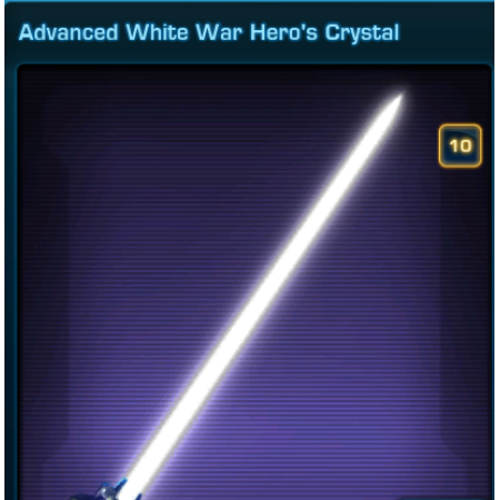 Advanced White War Hero's Crystal US