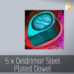 Deldrimor Steel Plated Dowel x 5