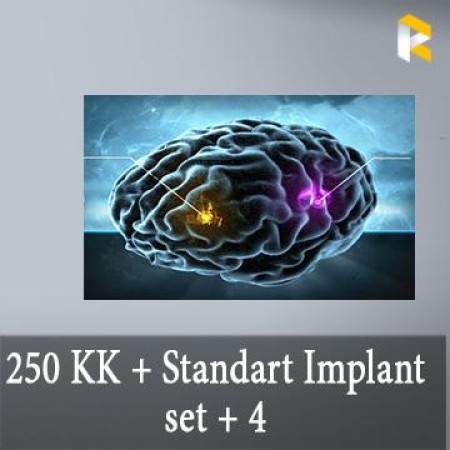 250 KK ISK + Standart Implant set + 4 Eve
