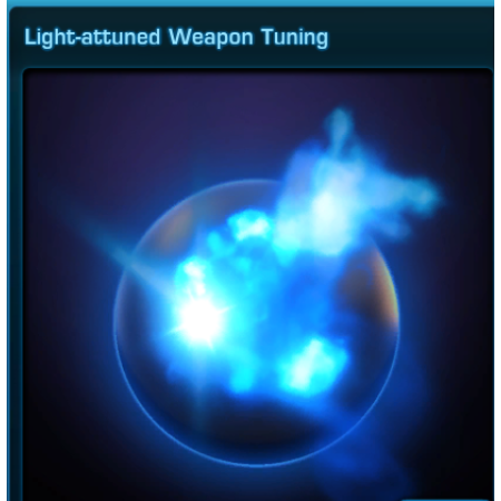 Light-attuned Weapon tuning US