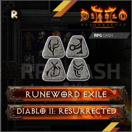 Runeword Exile d2r (Vex + Ohm + Ist + Dol)