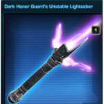 Dark Honor Guard's Unstable Lightsaber EU