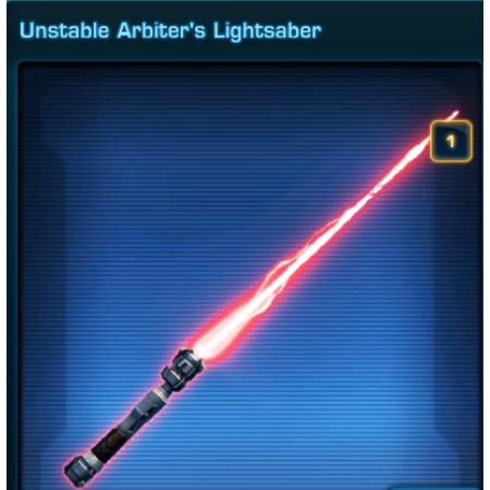 Unstable Arbiter Lightsaber