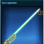 Tau's Lightsaber