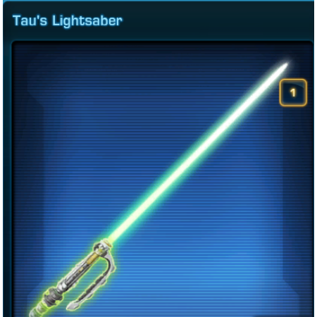 Tau's Lightsaber