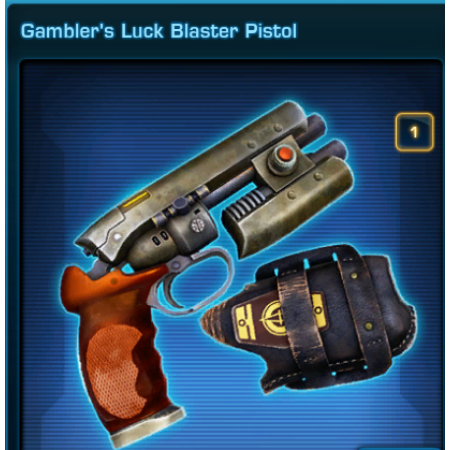 Gambler's Luck Blaster Pistol EU
