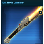 Tulak Hord's Lightsaber