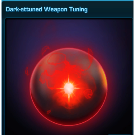 Dark-attuned Weapon tuning
