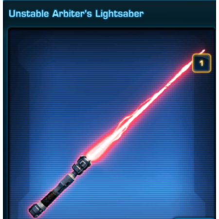 Unstable Arbiter's Lightsaber US swtor