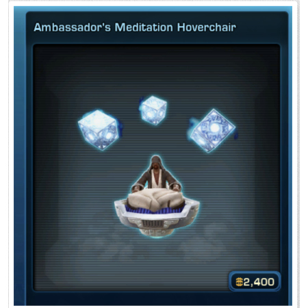 Ambassador's Medidation Hoverchair