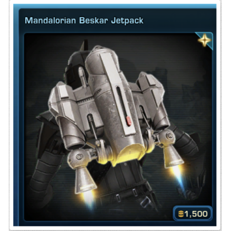 Mandalorian Beskar Jetpack