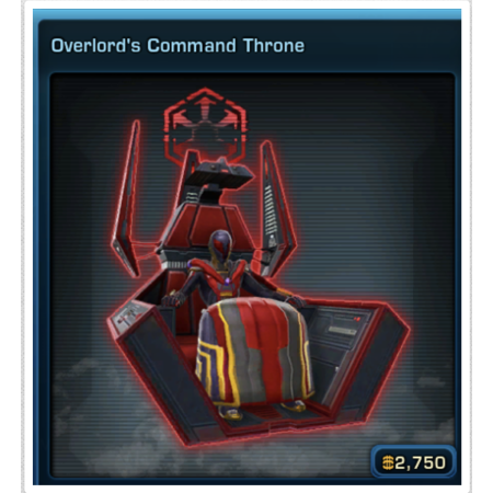 Overlord's Command Throne US