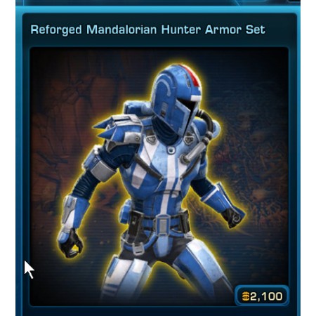 Regorged Mandalorian Hunter armor set