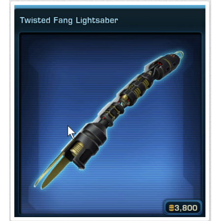 Twisted Fang Lightsaber